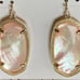Kendra Scott Peach Pearl Earrings