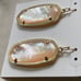 Kendra Scott Peach Pearl Earrings