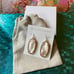 Kendra Scott Peach Pearl Earrings