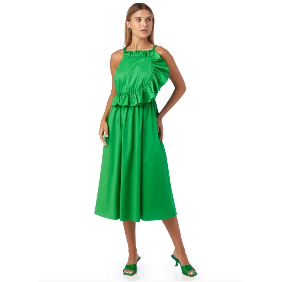 Crosby Genevieve Dress, Bright Fern