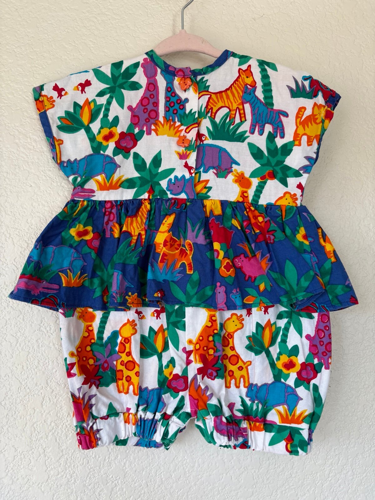 Vintage Animal Romper 12m