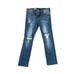 Pilcro Anthropologie Womens Slim Boyfriend Crop Jeans Distressed Stretch Sz 24P