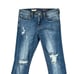 Pilcro Anthropologie Womens Slim Boyfriend Crop Jeans Distressed Stretch Sz 24P