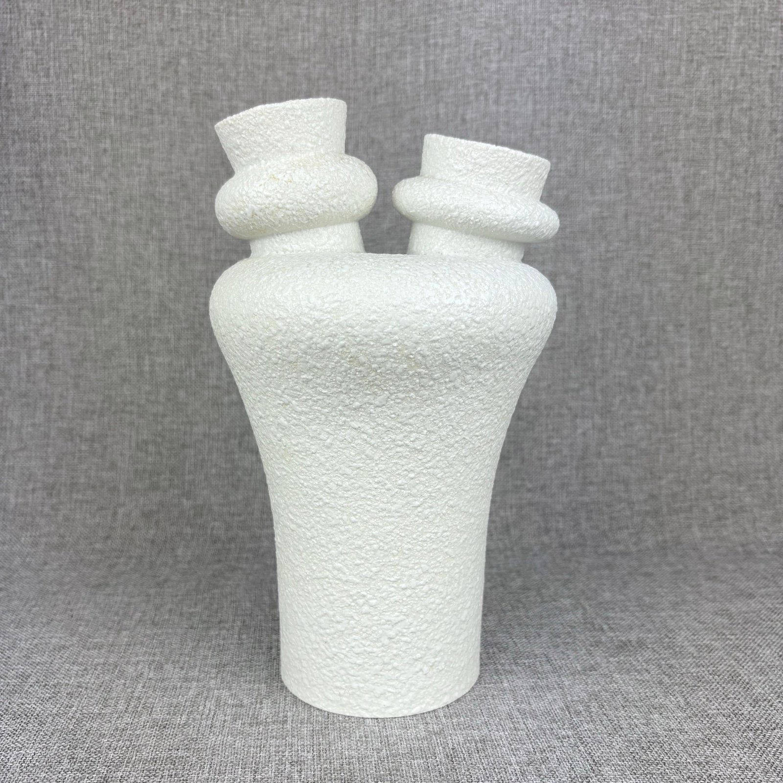 Mid Century German Sgrafo Modern Korallenform Porcelain Vase