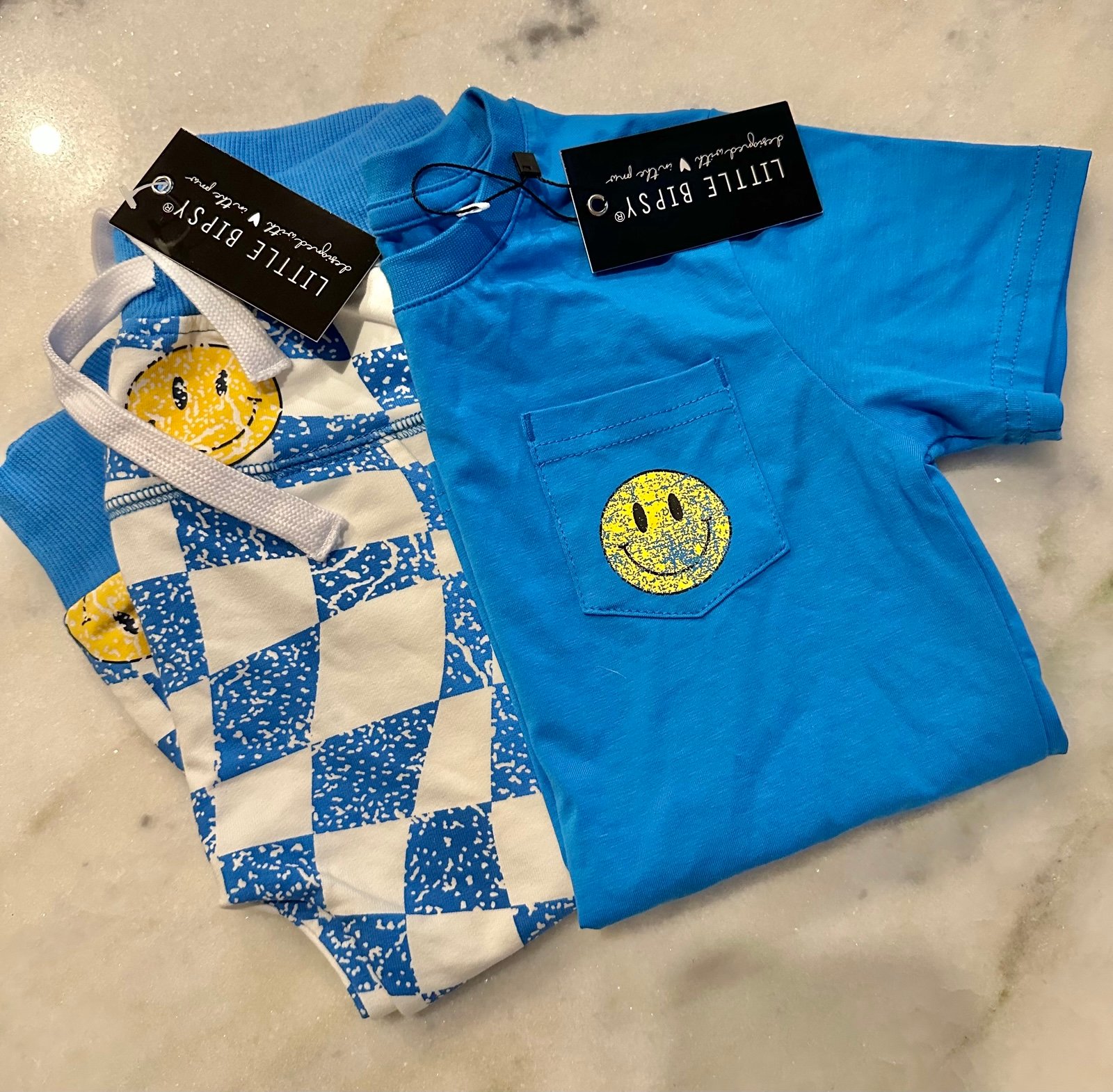 Little Bipsy x KH Smiles 2T/3T Jogger + Tee Bundle