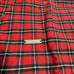 DSQUARED2 Dsquared2 M size red and black checkered pattern polo shirt.
