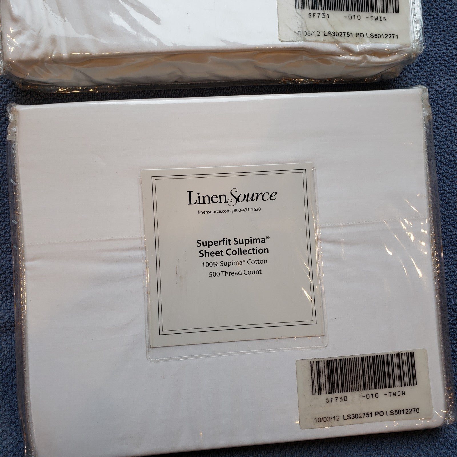 Linen Source New, Twin White Sheet Set