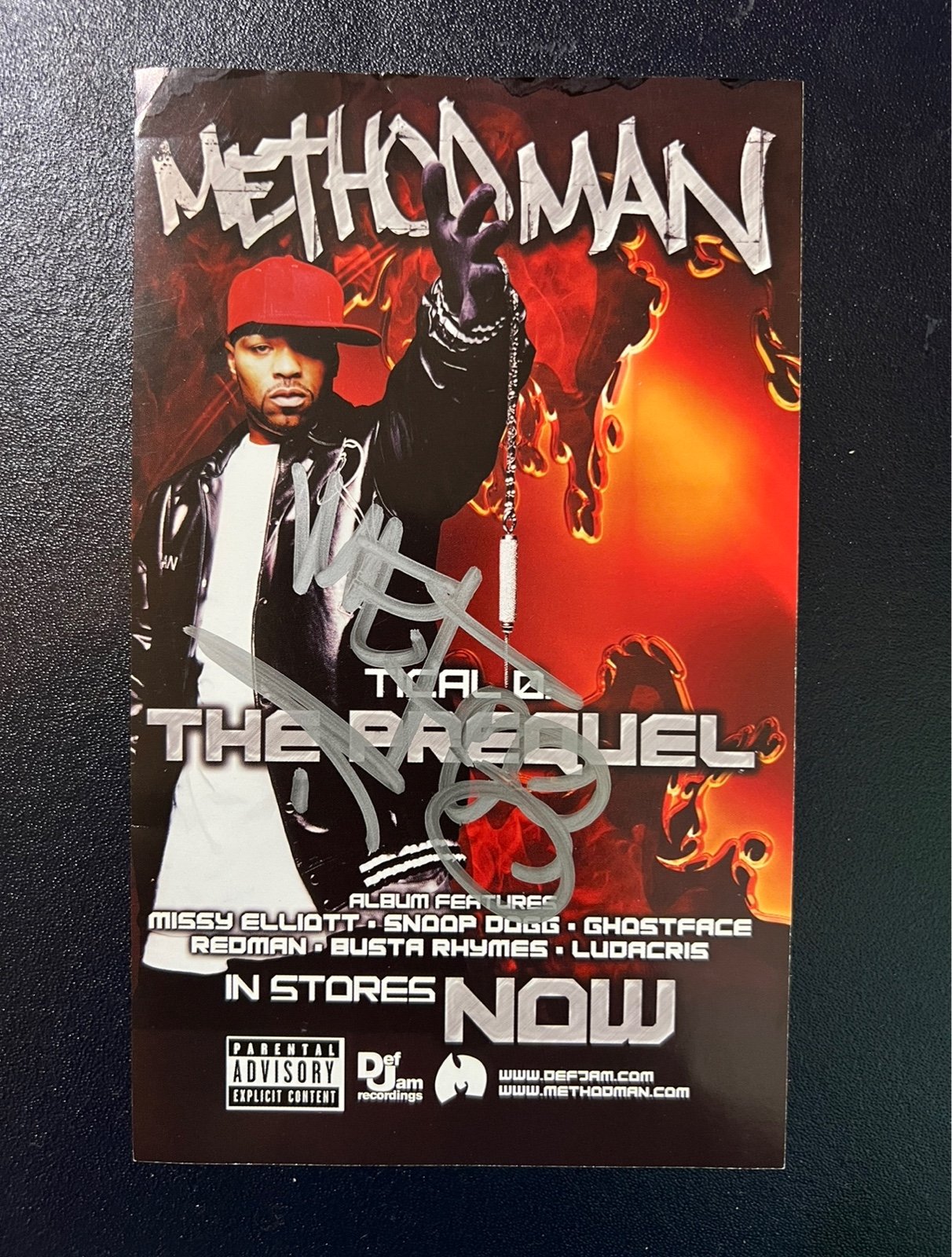 Wu-Tang’s Own Method Man Signature ‘08 w/Cert