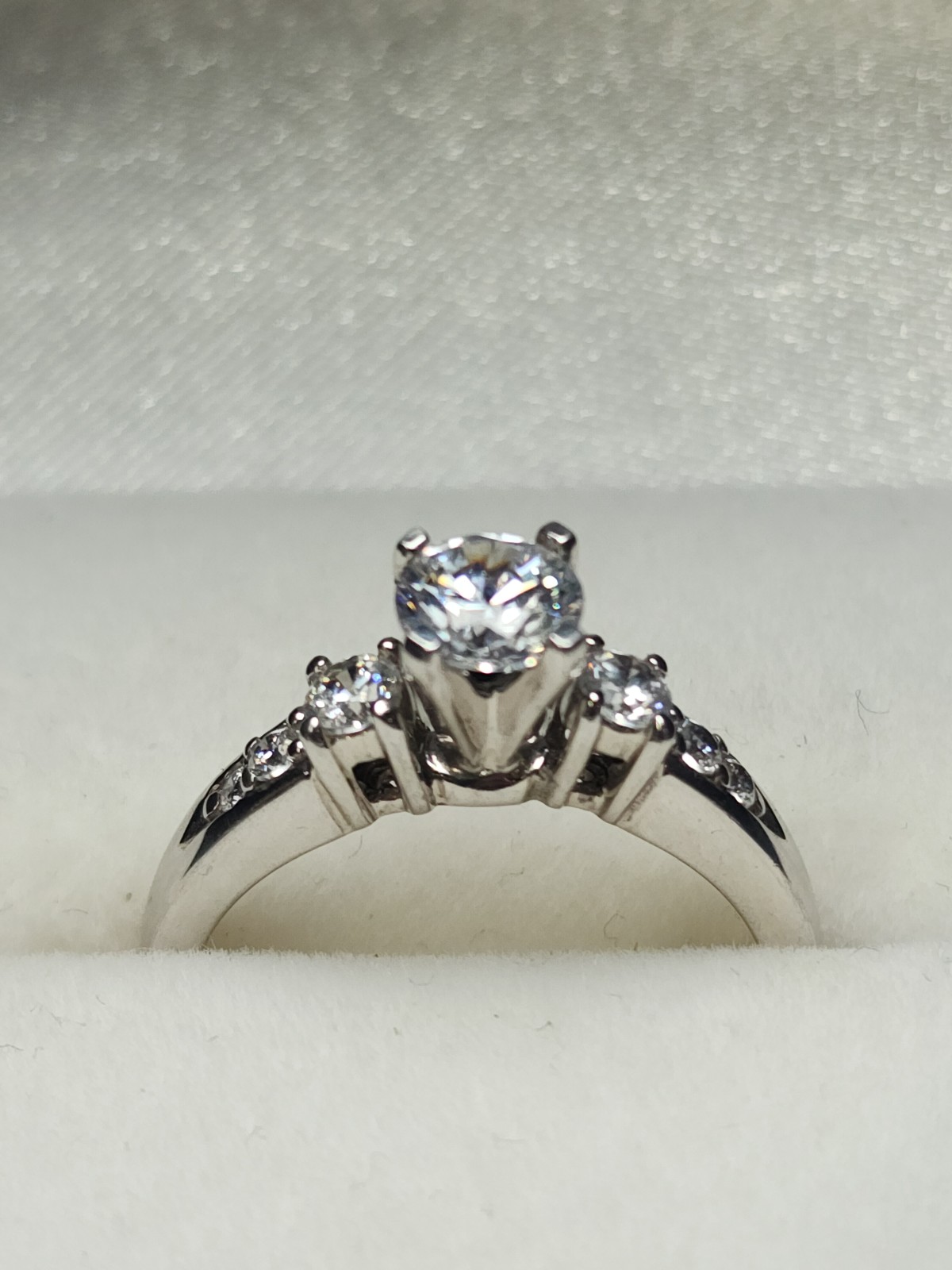 Sterling engagement ring