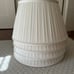 Off White pleated lampshade