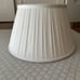 Off White pleated lampshade
