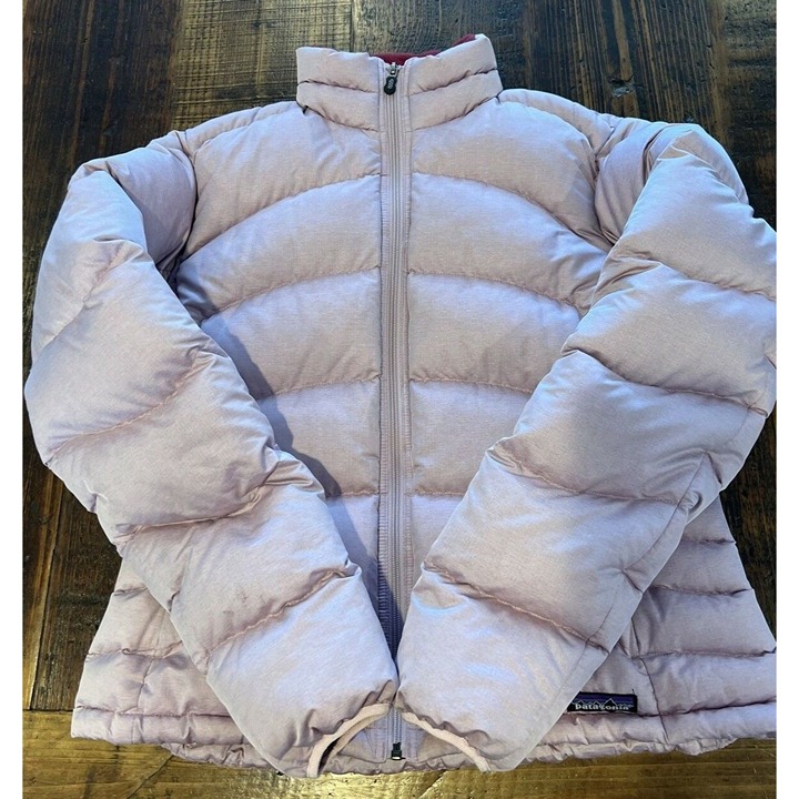 Vintage Patagonia Down 84613F6 Women's Pink Puffer Jacket Large L