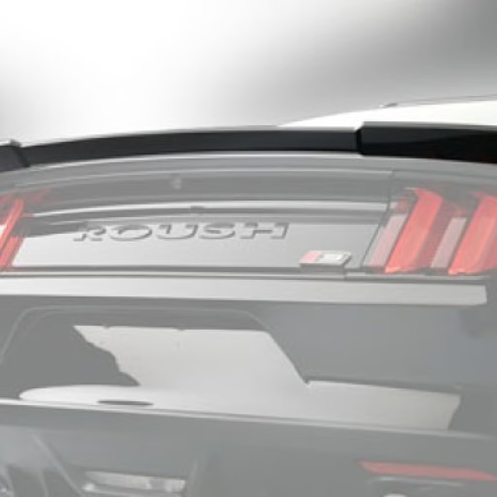 2015-2021 Mustang Roush Style Rear Spoiler Brand New Gloss Black
