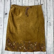EXPRESS Suede Leather Skirt