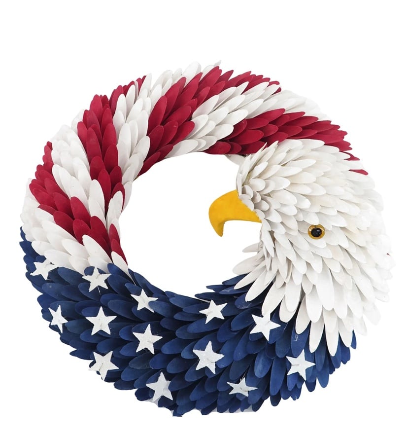 Wreath, Patriotic Eagle 21