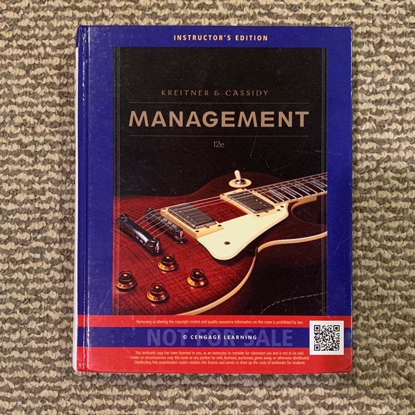 Management 12th Ed Instructor’s Ed