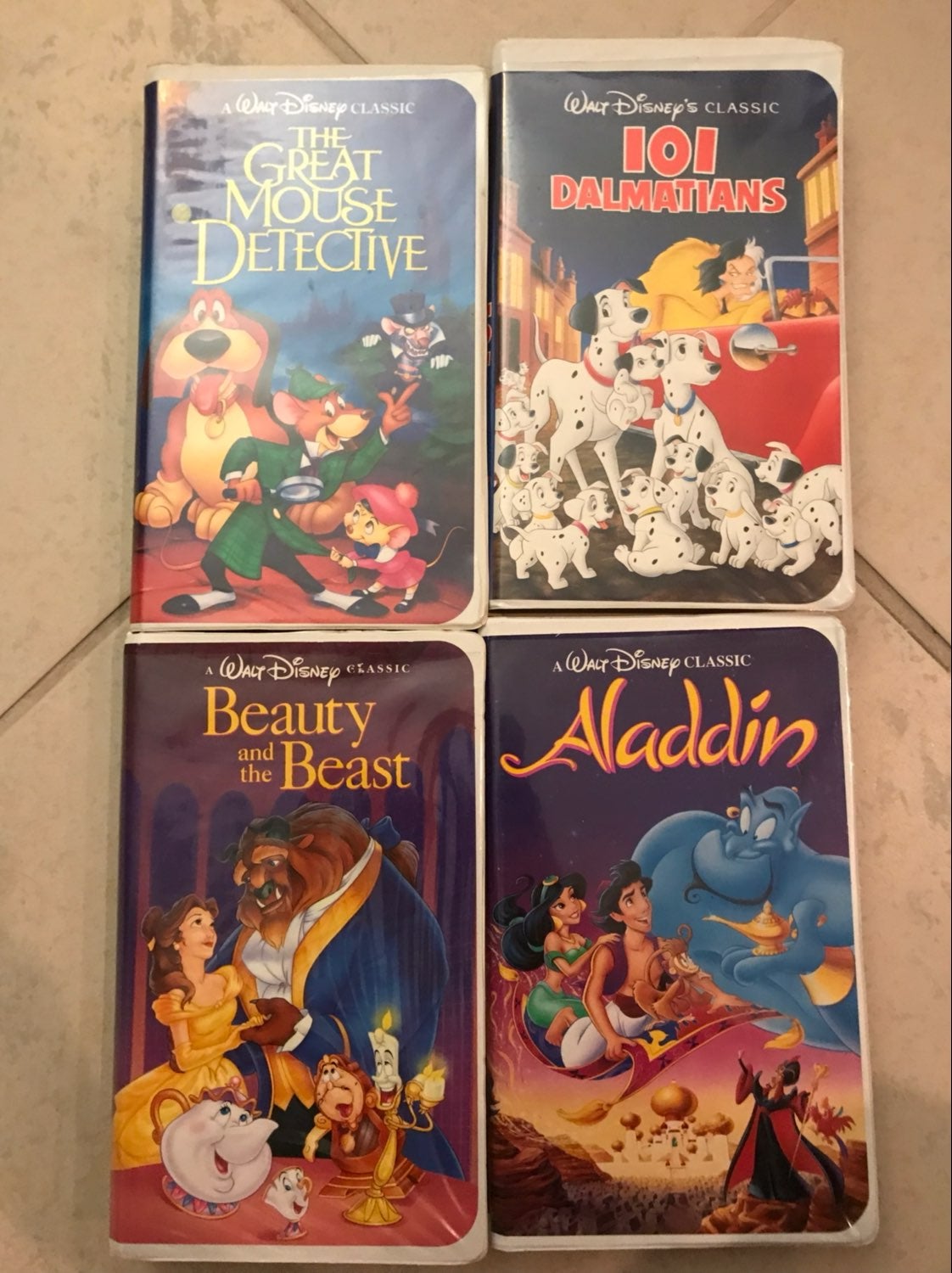 Disney Black Diamond Lot Of 4 VHS i
