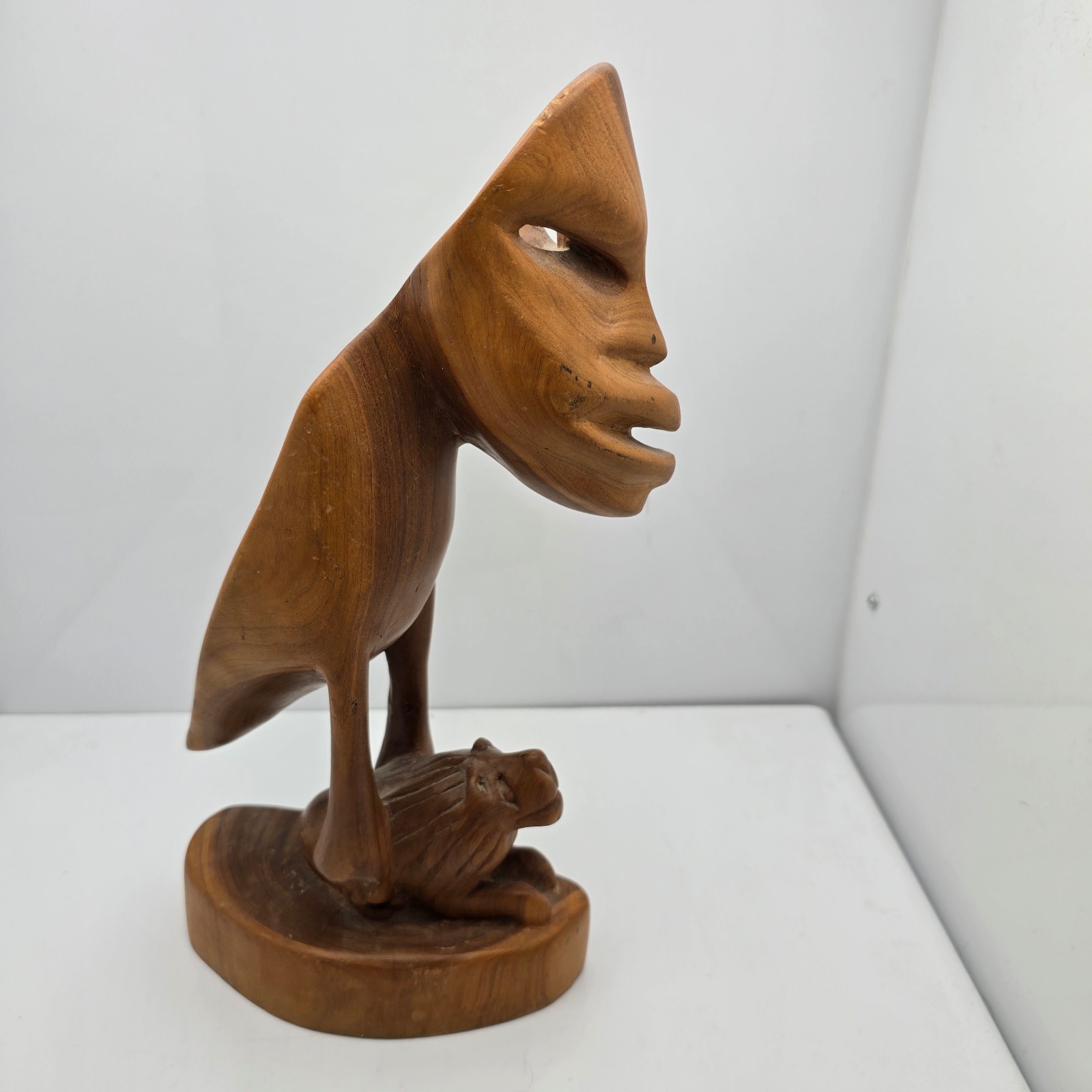 Vintage 1965 wood carved piece.