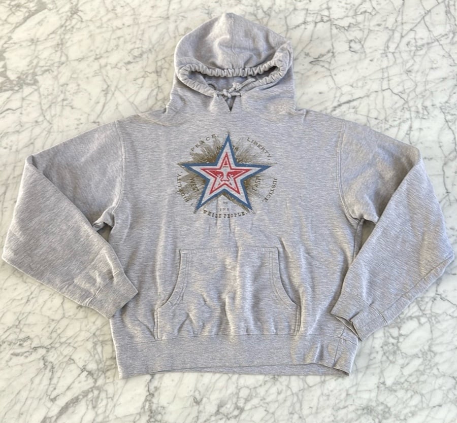 Vintage Obey Hoodie Worldwide Independent Trading Hooded Sweatshirt Mens Small