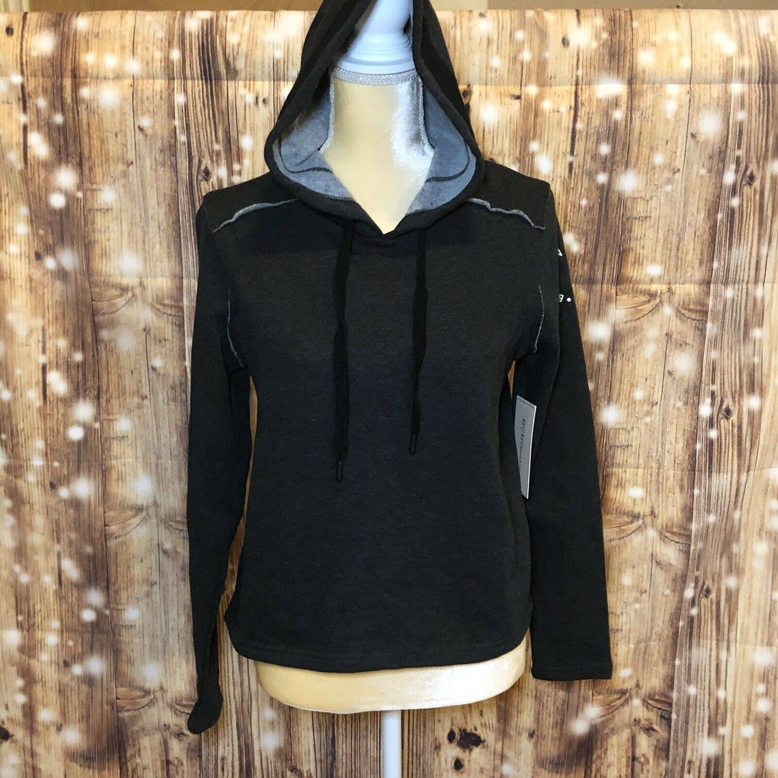 BCBGeneration Women's Gray and Black Hoodie NWT Size Medium