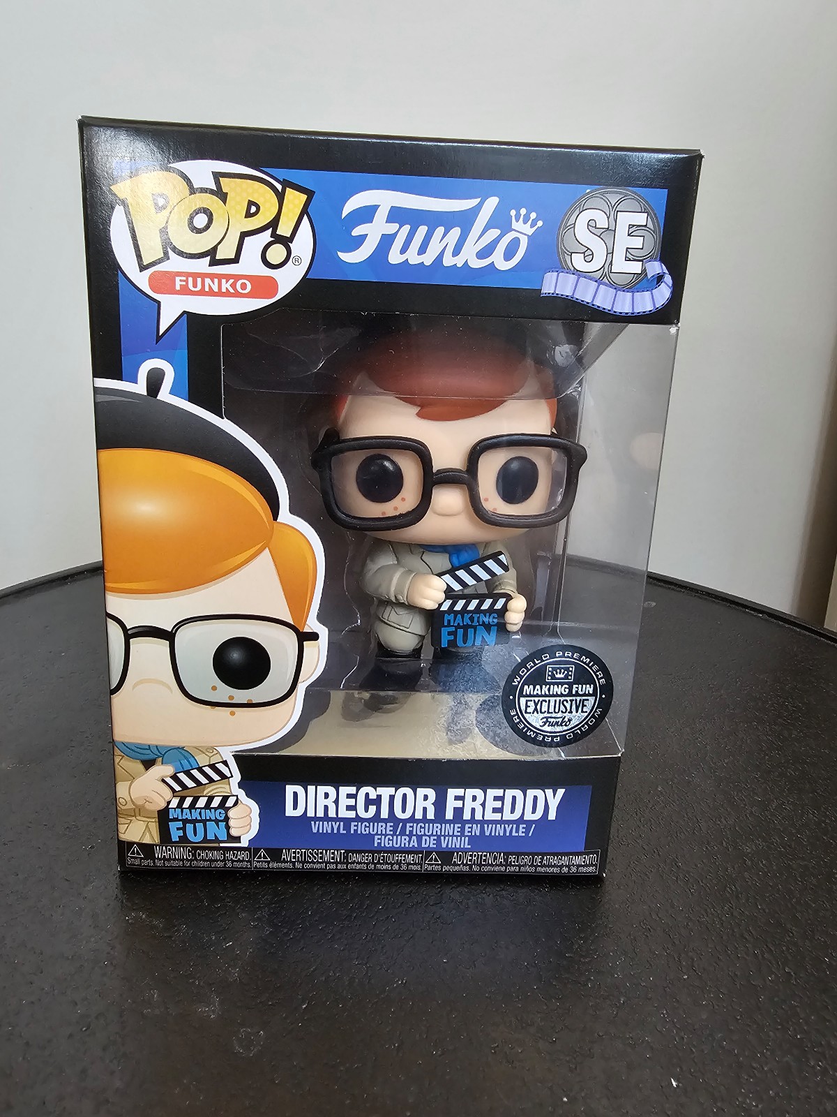 Making fun Director Freddy Funko