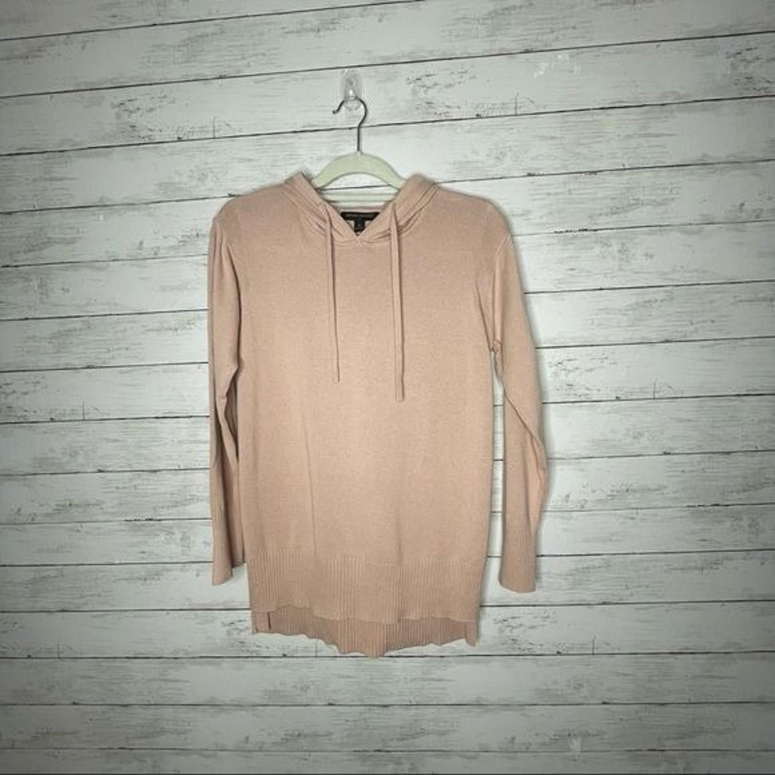 Banana Republic Blush Hooded Tunic Sweater