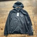 Brand new RVCA Lucua rash guard hoodie, black, size L.