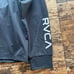 Brand new RVCA Lucua rash guard hoodie, black, size L.