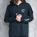 Brand new RVCA Lucua rash guard hoodie, black, size L.
