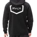 Brand new RVCA Lucua rash guard hoodie, black, size L.
