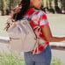 Fawn Design Drawstring Diaper Bag in Bone