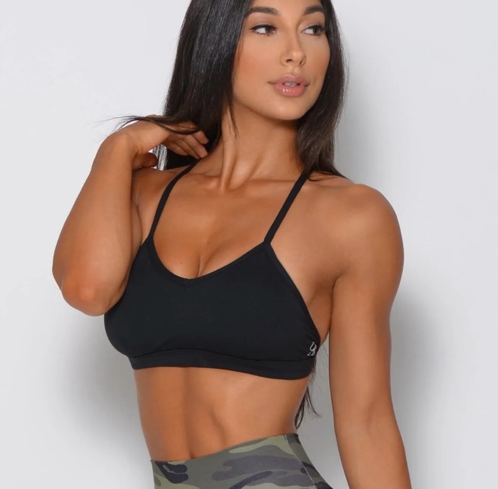 Bombshell Sportswear Braid Back Sportsbra sz S
