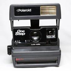 Vintage Polaroid Onestep One Step Instant Camera Tested Black 600 Photo Photogra