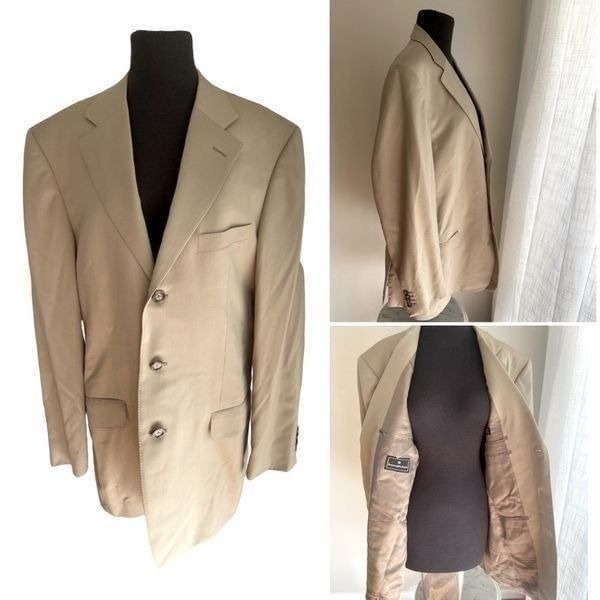 Ermenegildo Zegna Super 100 Worsted Wool Blazer sport coat jacket