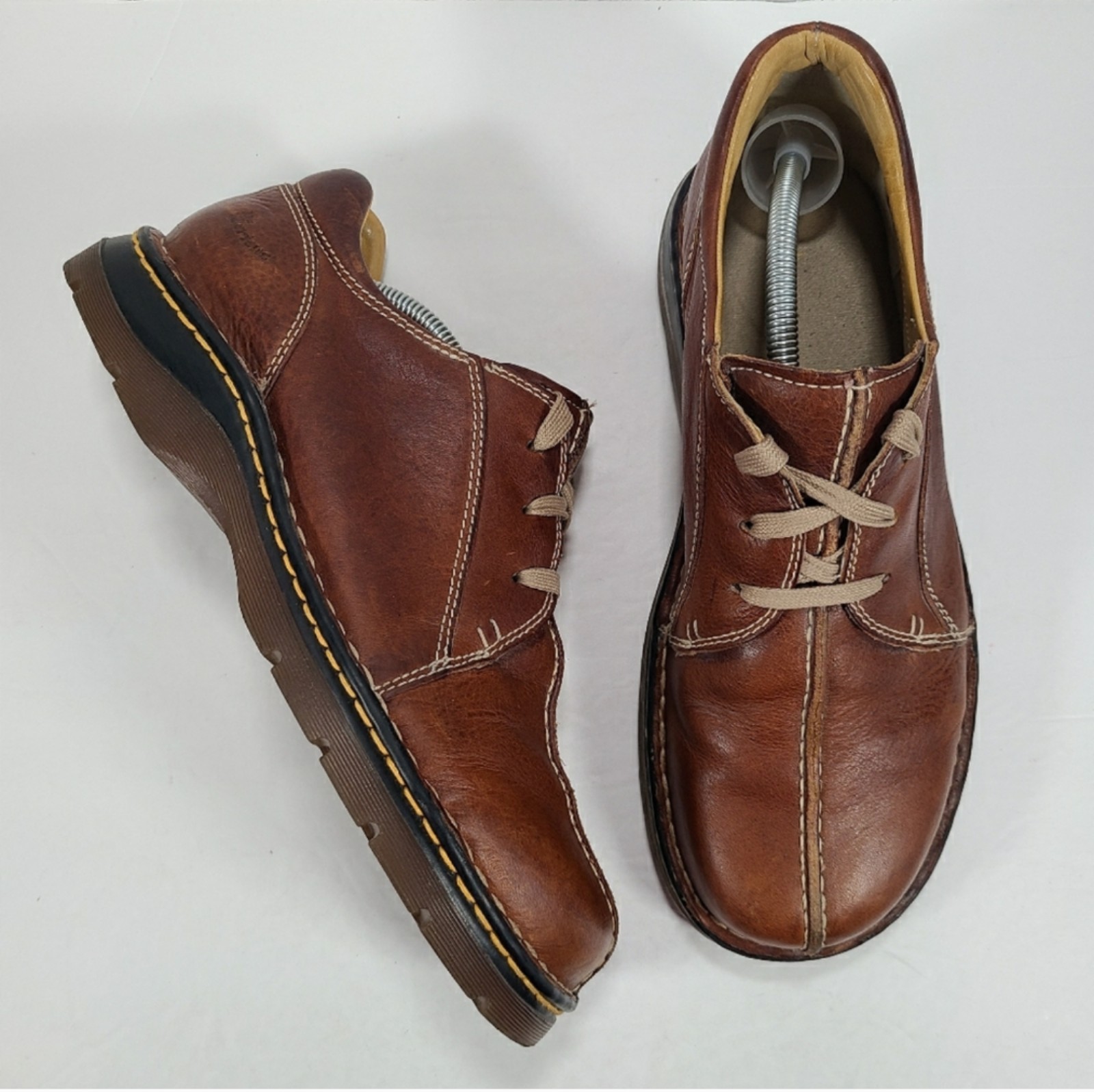 Dr. Martens 11232 Split Front Casual 3-Eyelet Oxford Shoes Brown Men's Size 11
