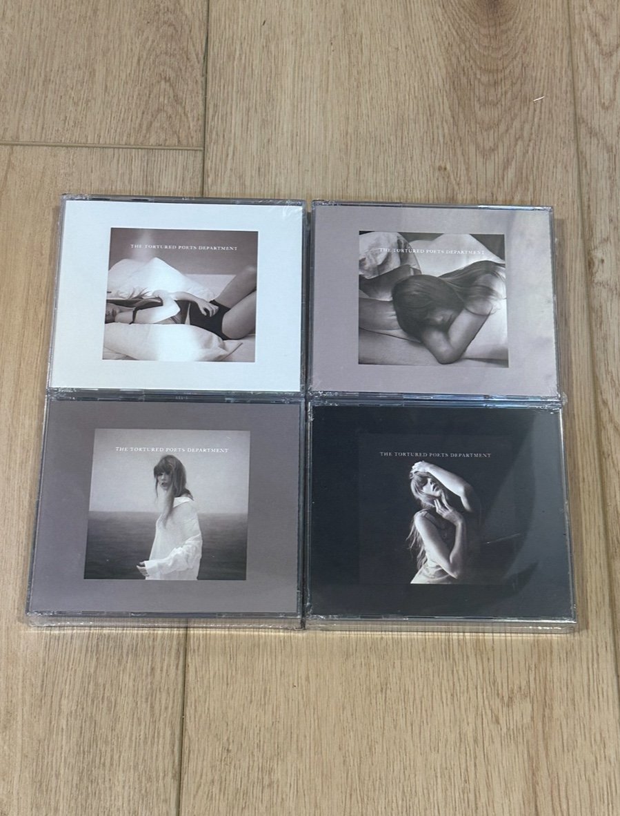 Taylor Swift Tortured Poets Department Complete Collectors Deluxe CD Bundle-4