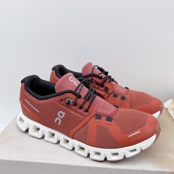 NEW ON Cloud 5 Womens Running Shoes Sneaker Rust/ Black Size US 7.5