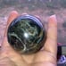 Blue mizone opal sphere
