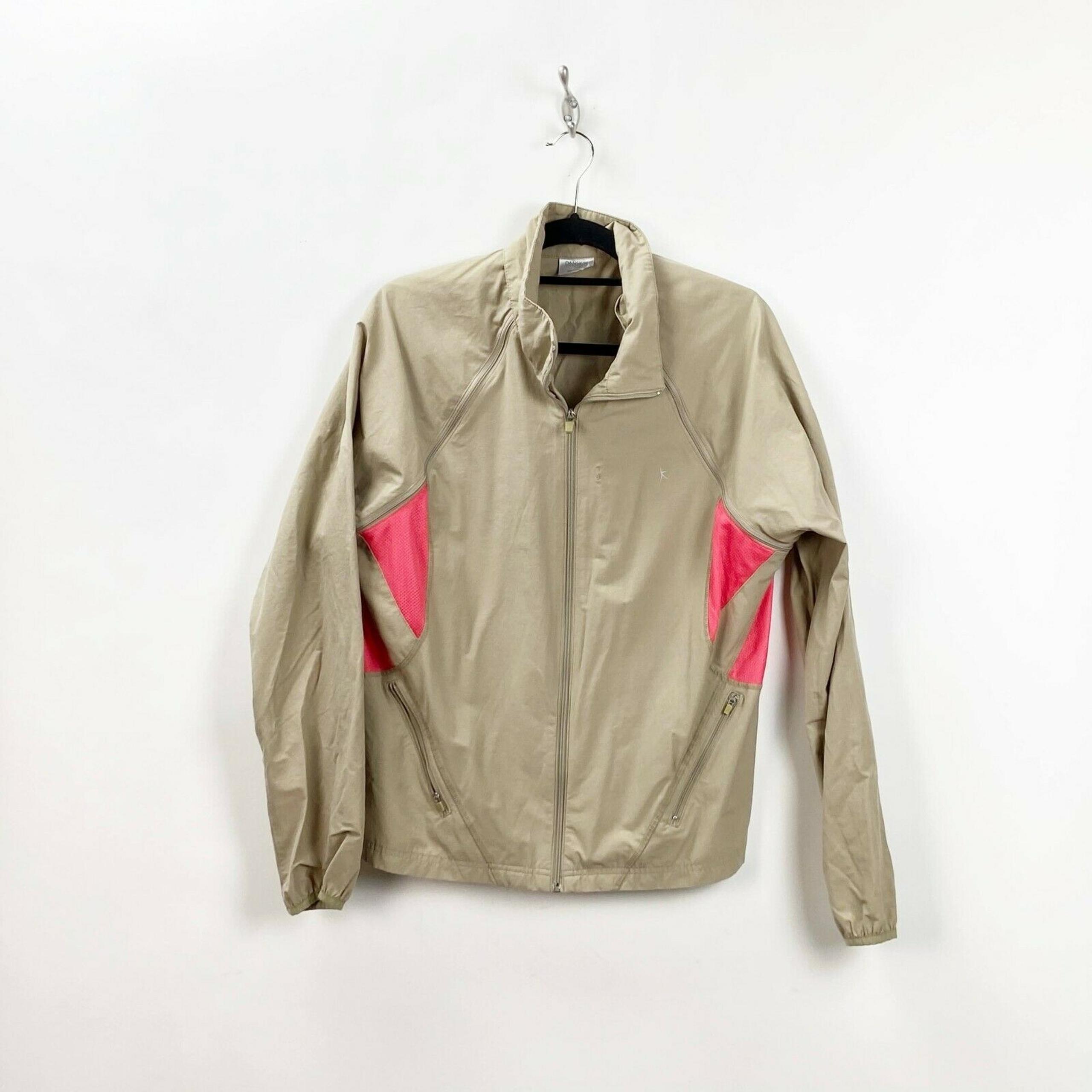 Danskin XXL Womens Tan Full-zip Track Jacket