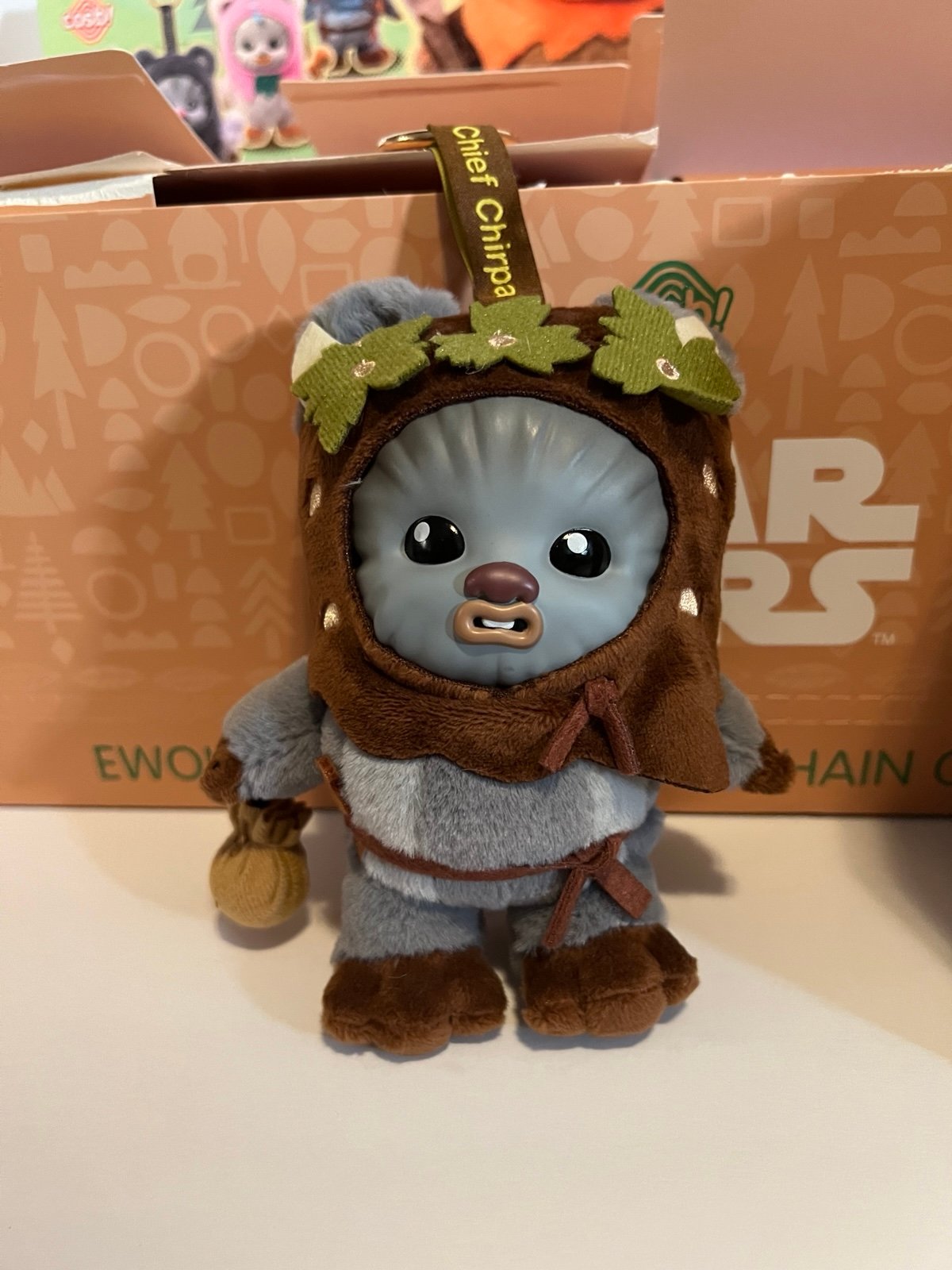 Hot Toys Cosbi Ewok Plush Keychain Chief Chirpa