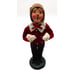 Vintage Byers Choice Carolers Red Velvet Shirt Brown Hat Glasses 1991 Signed