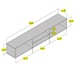 DECOHAUS - Wall Mounted TV Stand for TVs up to 80\