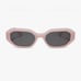 Diff Allegra Pink Velvet Grey Polarized Sunglasses