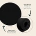 Solana Yoga Mat 1 Thick w/Nylon Strap for Men & Women for Home Yoga,