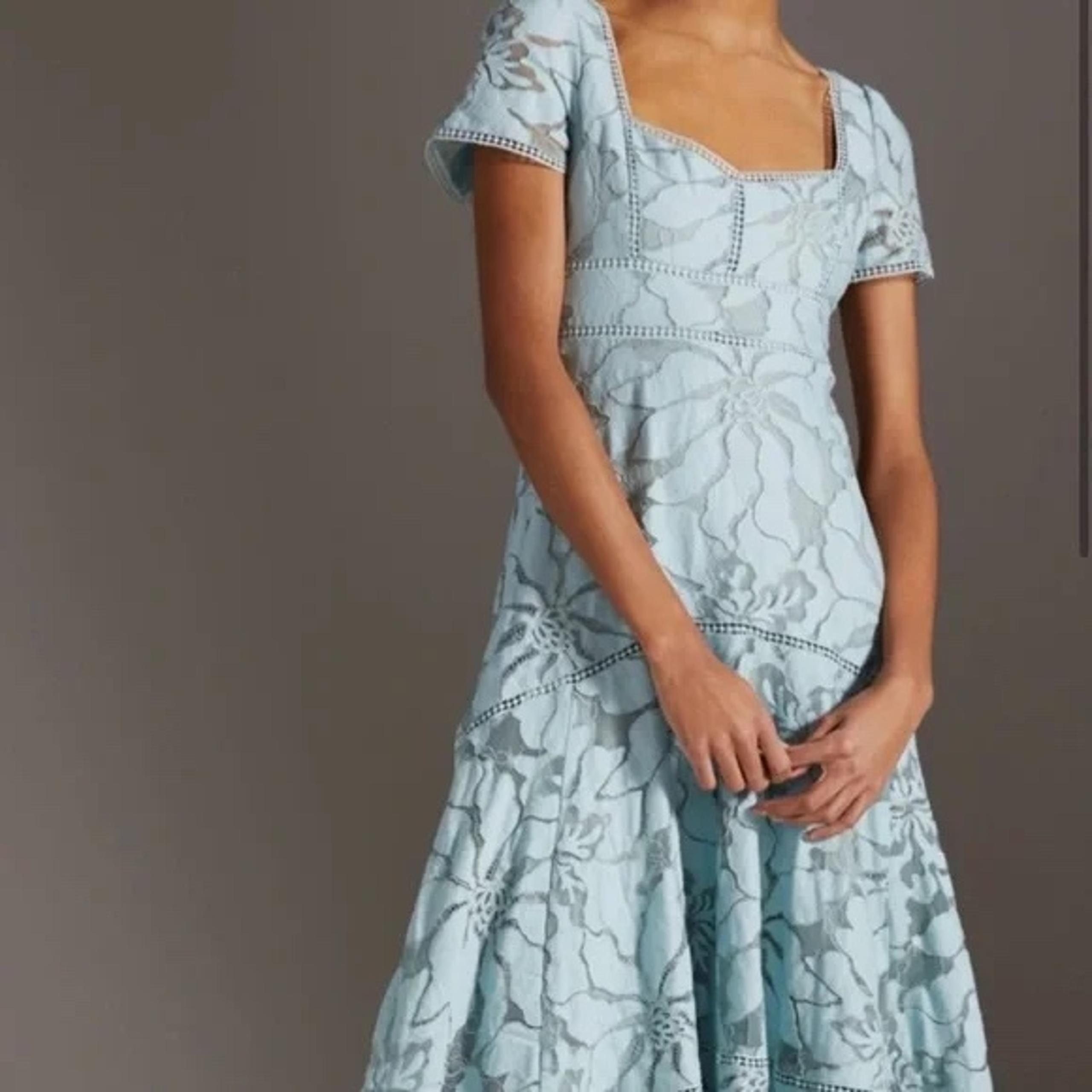 Anthropologie Formal Floral Maxi Dress 6