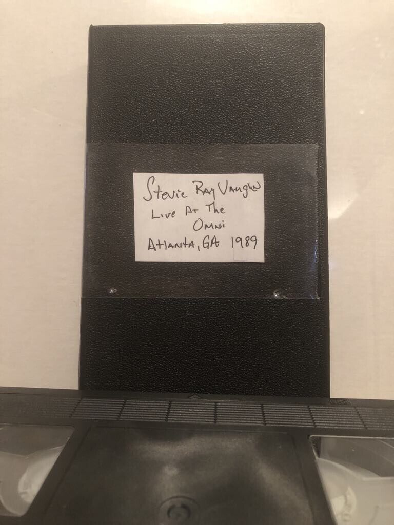 Stevie Ray Vaughn Live St The Omni Atlanta, Georgia 1989 VHS