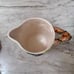 The Haldon group Japan VTG set of pitcher and basket raised Grapes Ceramic 1984
