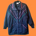 Vintage 90s Long Color Accent Raincoat