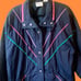 Vintage 90s Long Color Accent Raincoat
