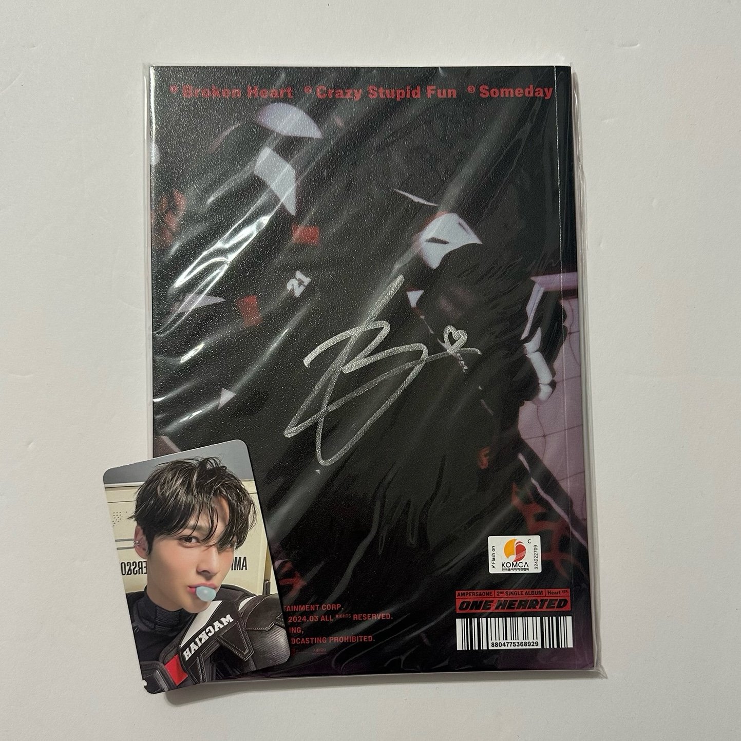 Ampersandone Signed album Brian with photocard